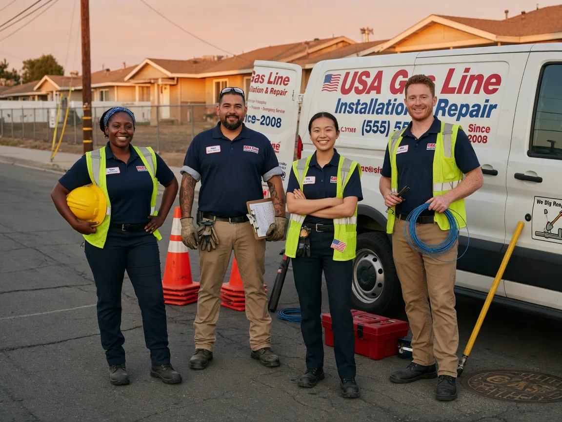 Gas Line Installation company in Badger, AK